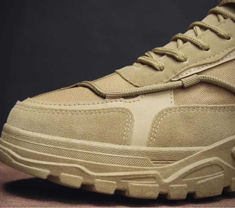 Men's Lightweight Tactical Army Boots, Desert Combat Boots,Combat Boots, Army Jungle Boots, Outdoor Tactical Military Combat Ankle Boots, Desert Combat Outdoor Boots