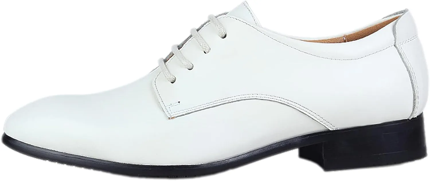 Men's Smart Genuine Leather Dress Shoes Formal Business Derby Lace-Ups