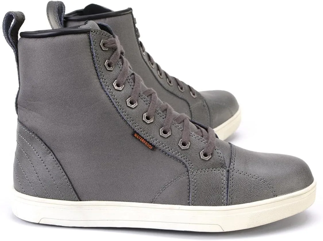 Milwaukee Leather Men's Motorcycle Reinforced Street Biker Casual Riding Shoes Leather Suede Canvas - 14