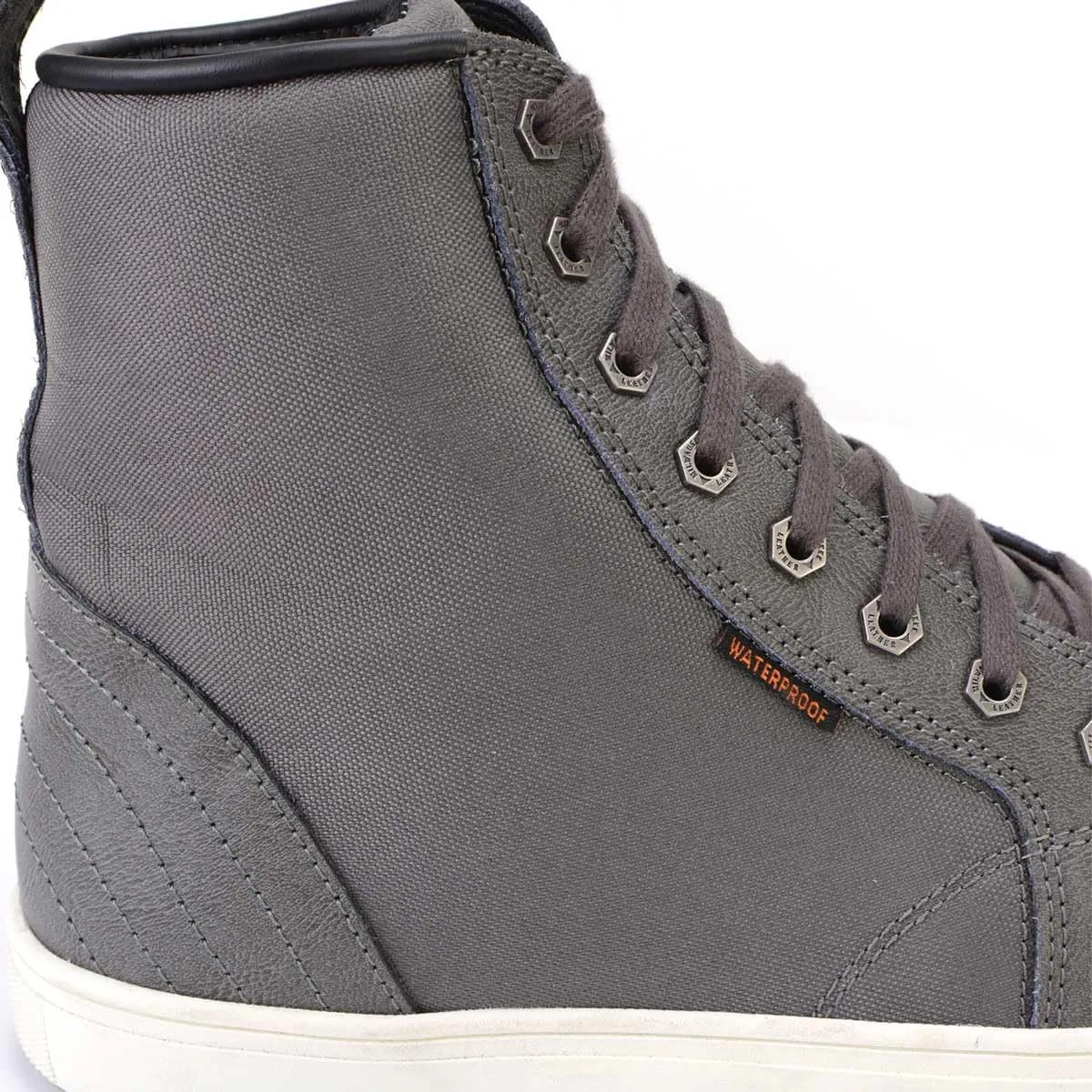 Milwaukee Leather Men's Motorcycle Reinforced Street Biker Casual Riding Shoes Leather Suede Canvas - 14