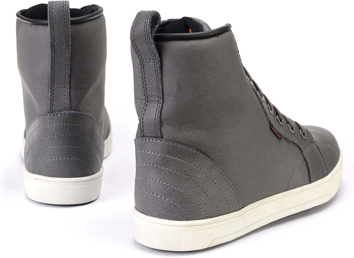 Milwaukee Leather Men's Motorcycle Reinforced Street Biker Casual Riding Shoes Leather Suede Canvas - 14