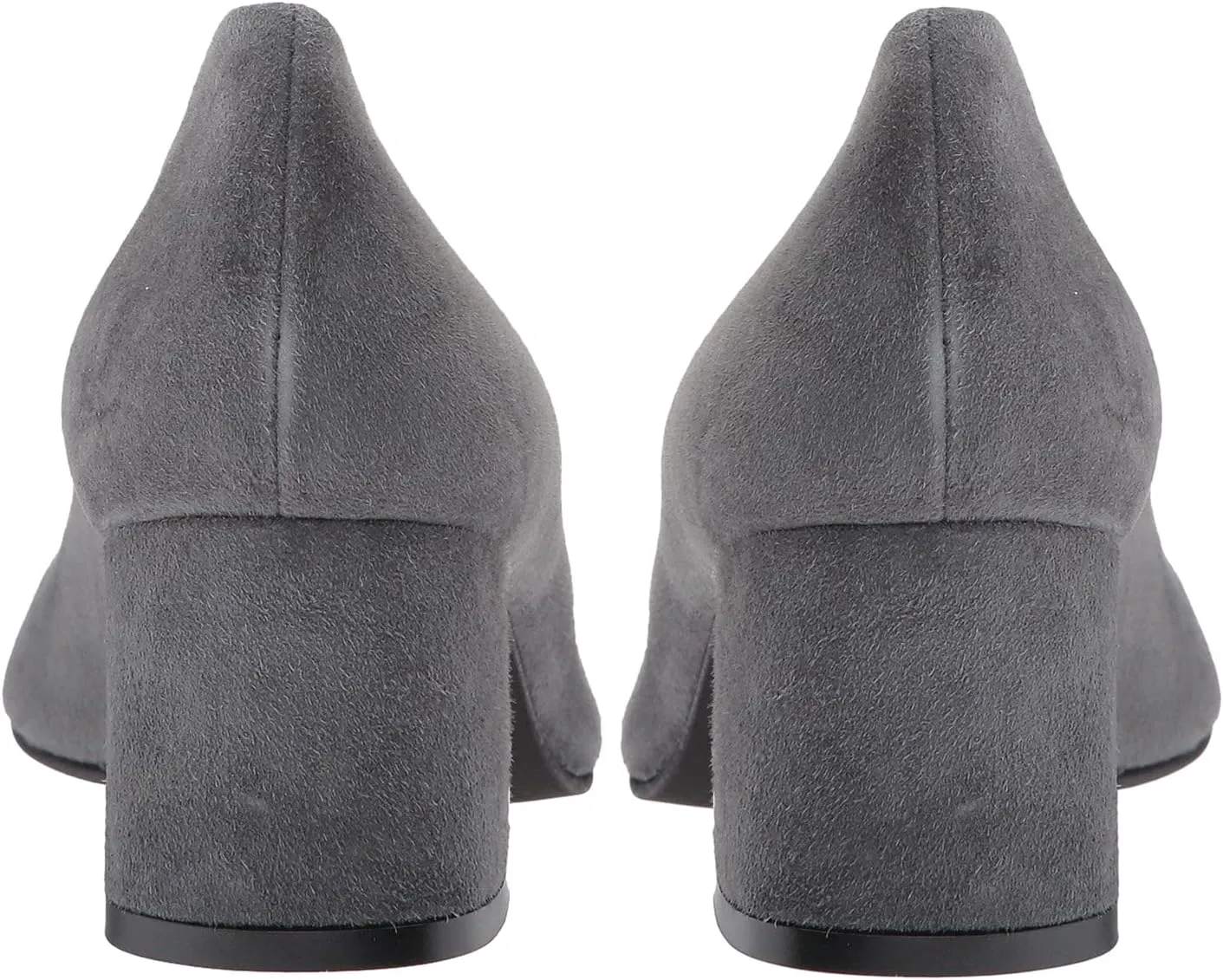 MOOMMO Women's Classic Chunky Block Heel Suede Pumps Round Closed Toe Slip On 2" Low Thick Heels Dress Shoes Matte Patent Leather Spring Fashion Office Work Pump Basic Shoe Elegant Wedding 4-11 M US