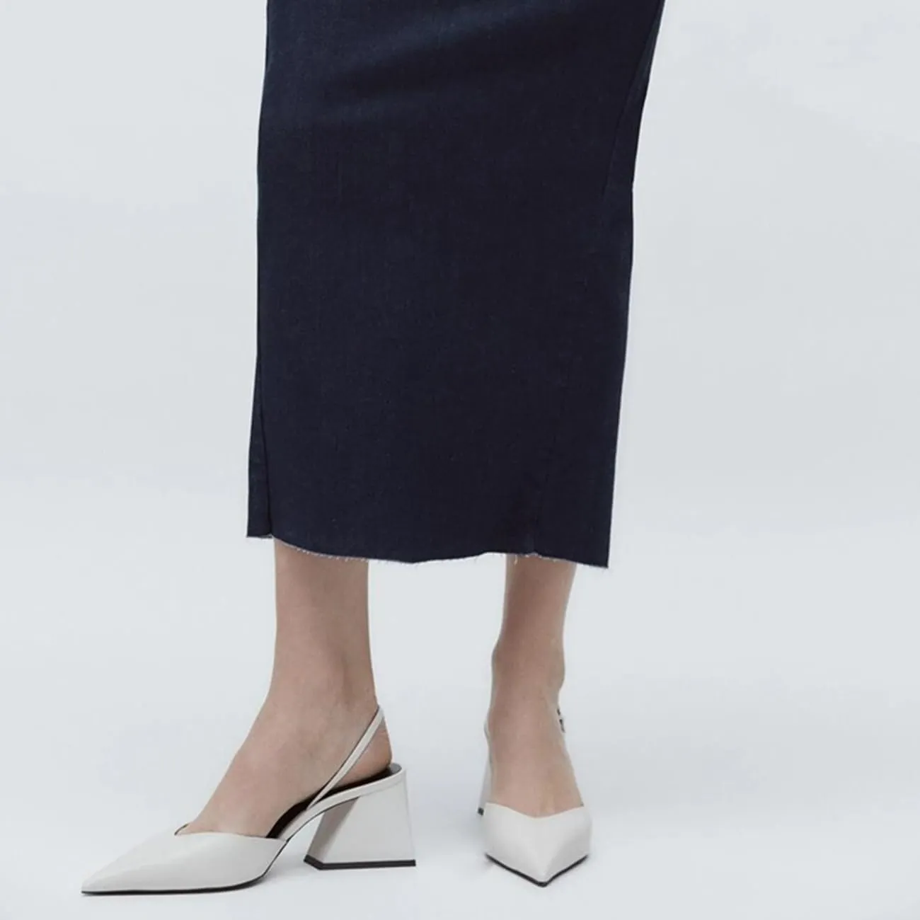 MRKEWUNEY Elegant Womens Slingback Mary Janes Chunky Heel Pumps