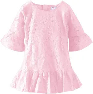 Mud Kingdom Girls Lace Dress Lightweight Party Elegant with Zipper