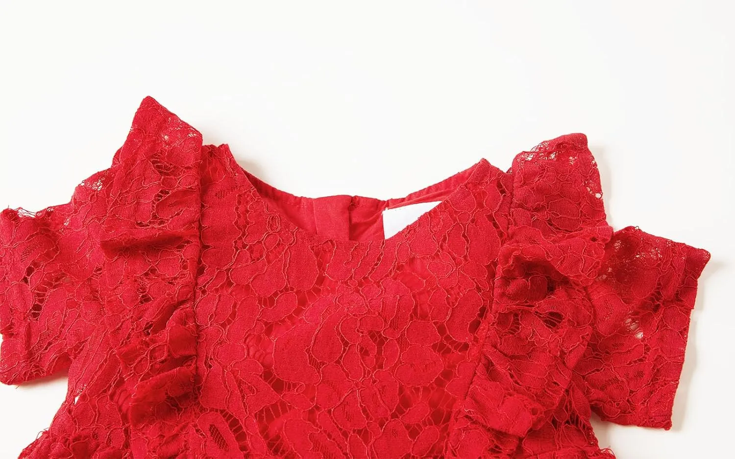 Mud Kingdom Girls Lace Dress Lightweight Party Elegant with Zipper