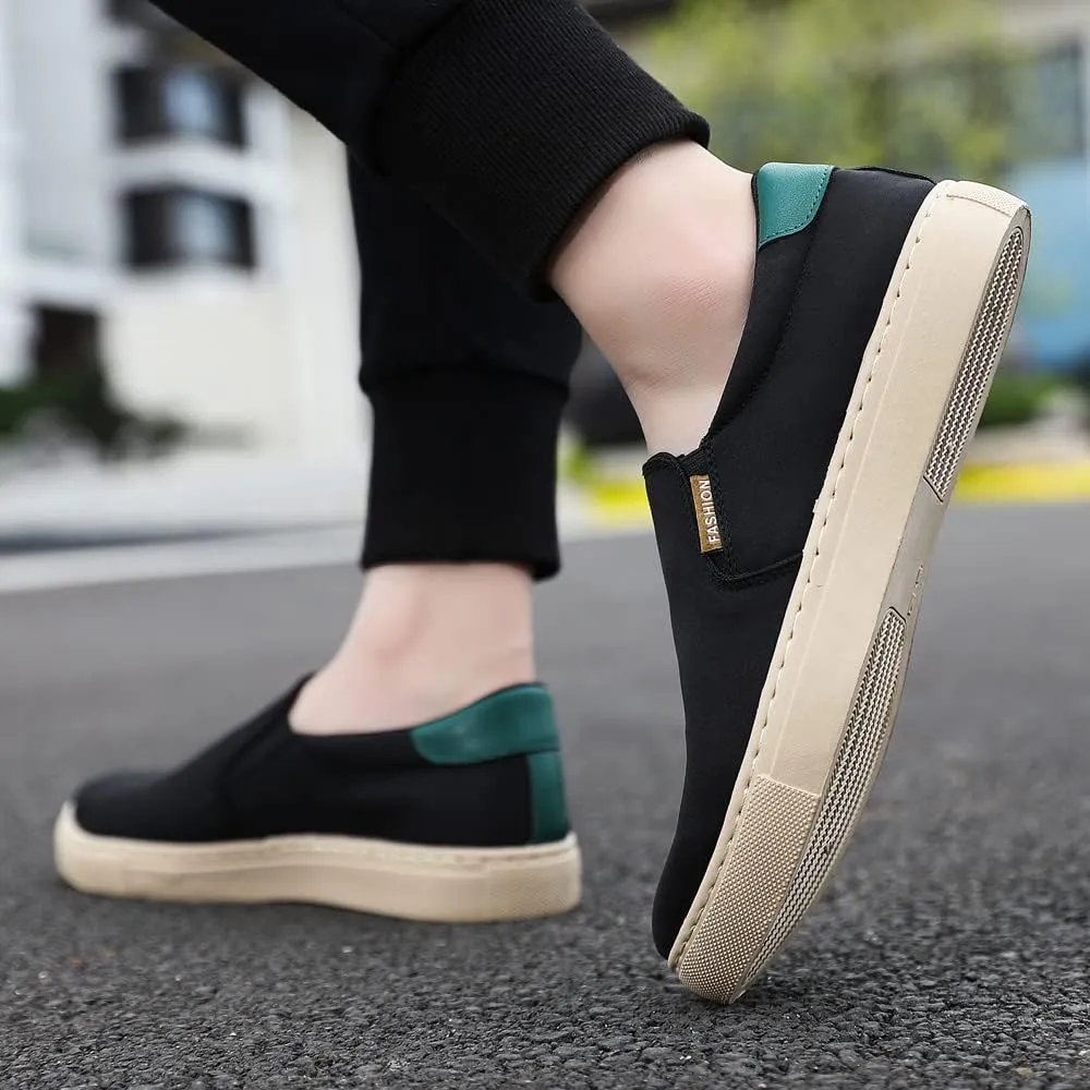 New Large Size Men's Shoes Ice Silk Canvas Shoes Slip-on Casual Shoes