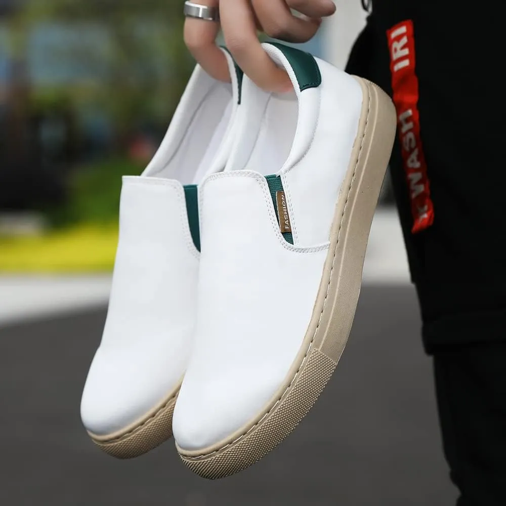 New Large Size Men's Shoes Ice Silk Canvas Shoes Slip-on Casual Shoes