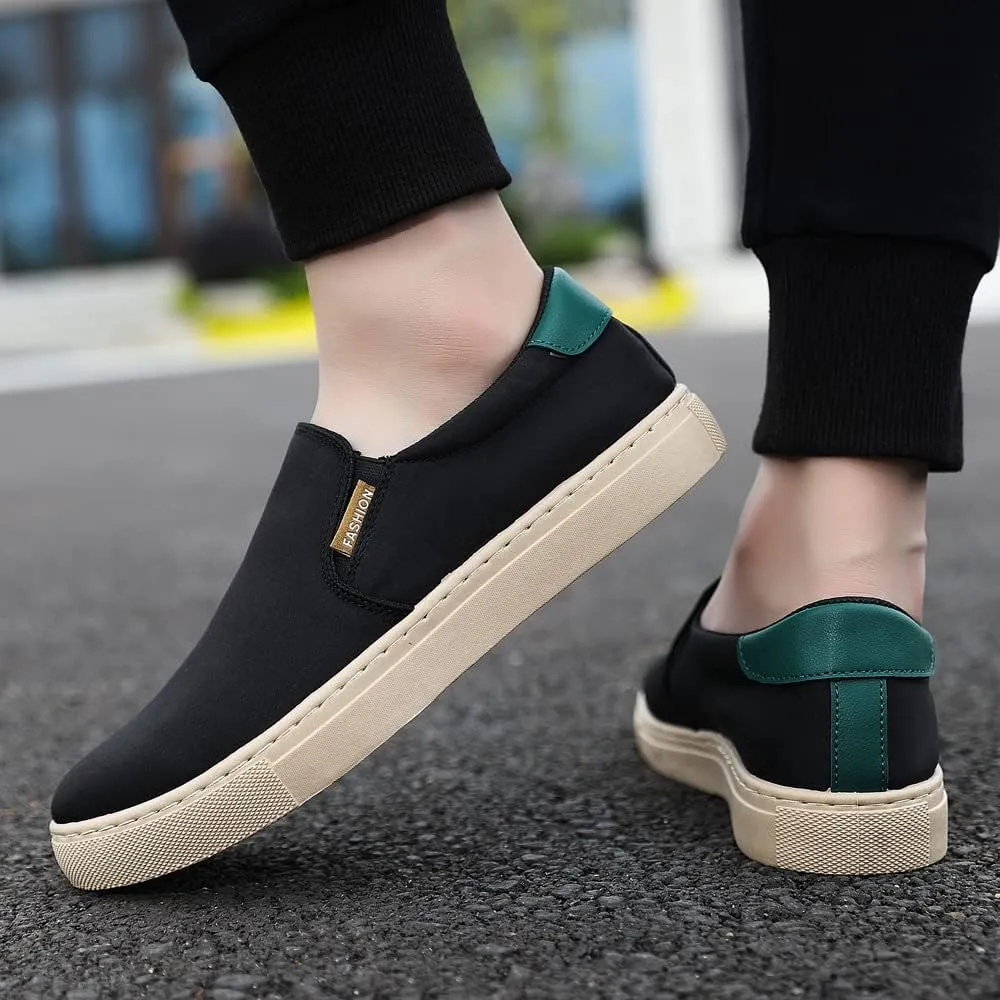 New Large Size Men's Shoes Ice Silk Canvas Shoes Slip-on Casual Shoes