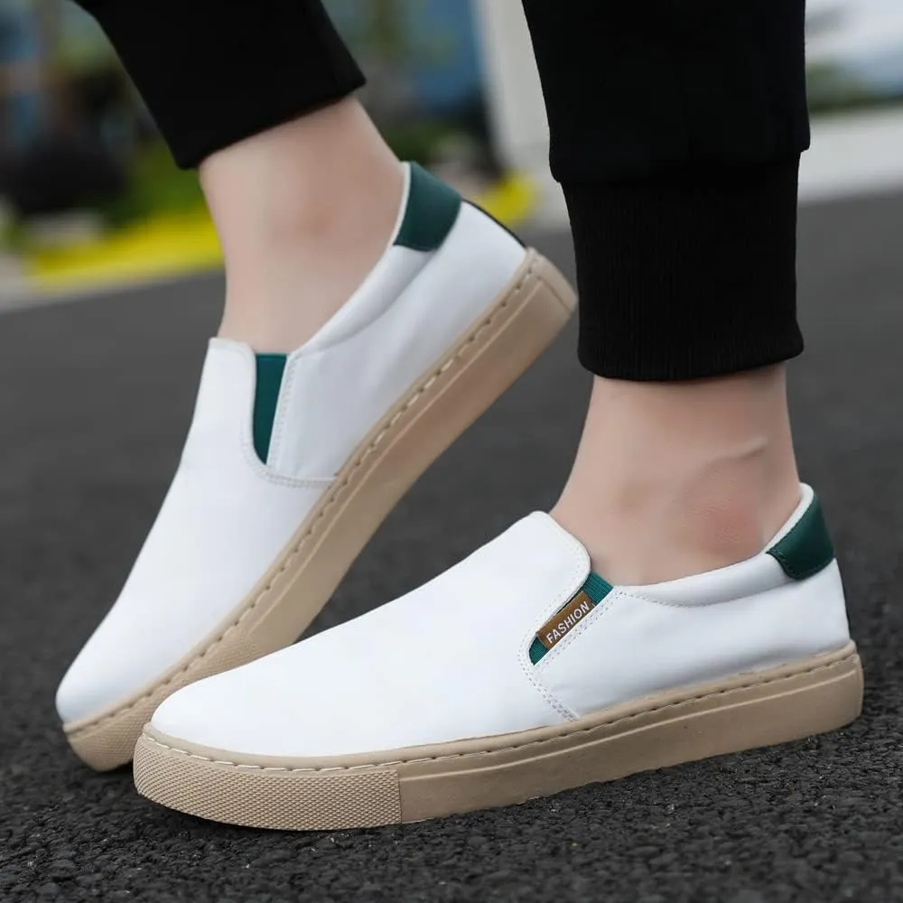 New Large Size Men's Shoes Ice Silk Canvas Shoes Slip-on Casual Shoes