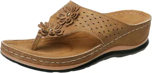 Platform Sandals for Women Summer Beach Walking Cushion Sandals Temperament Sandals Comfortable Slides Sandals