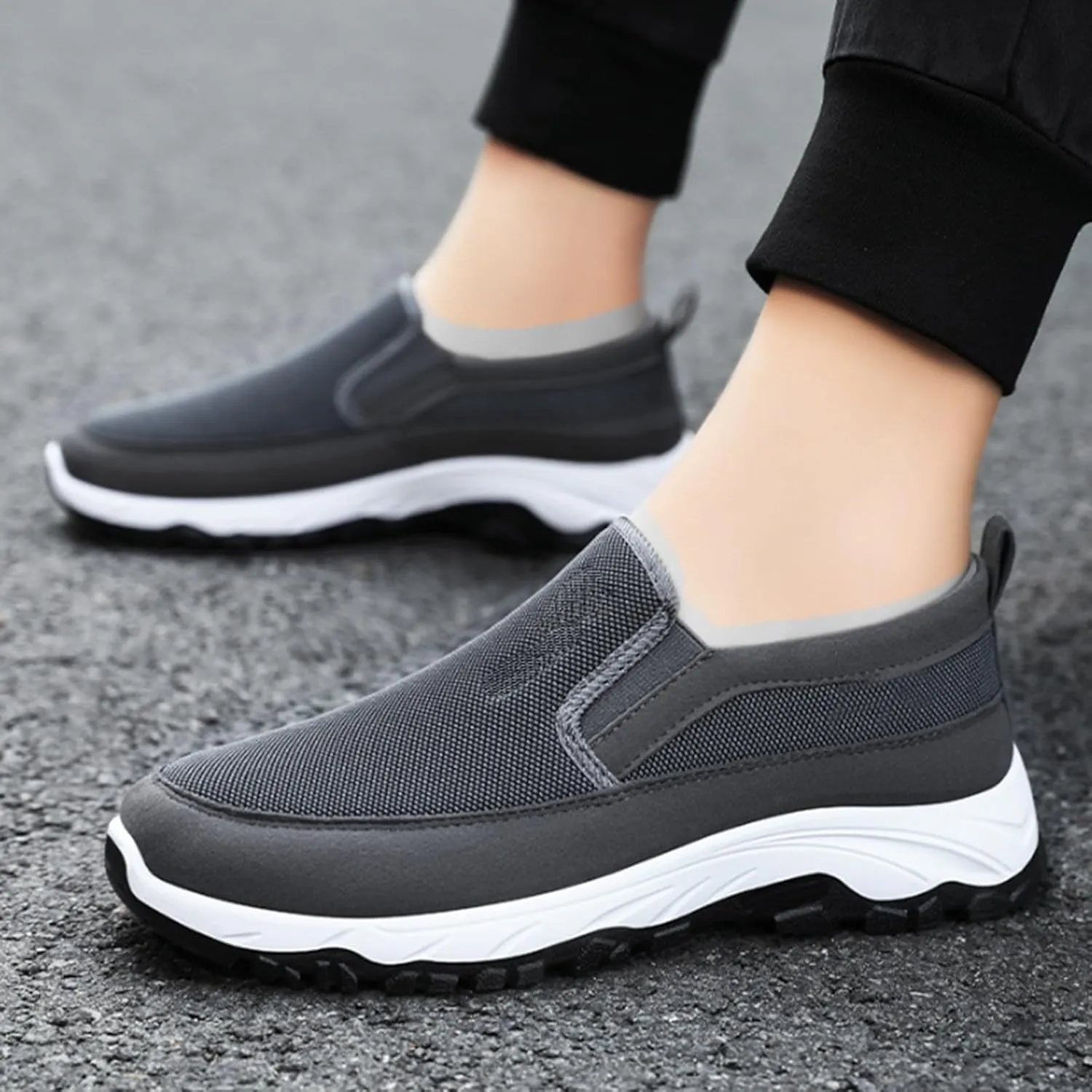 Platform Sneakers for Women Barefoot Shoes Women Mules for Women Flats Slip on Non Slip Low Top Casual Loafers for Women Comfort White Platform Sneakers