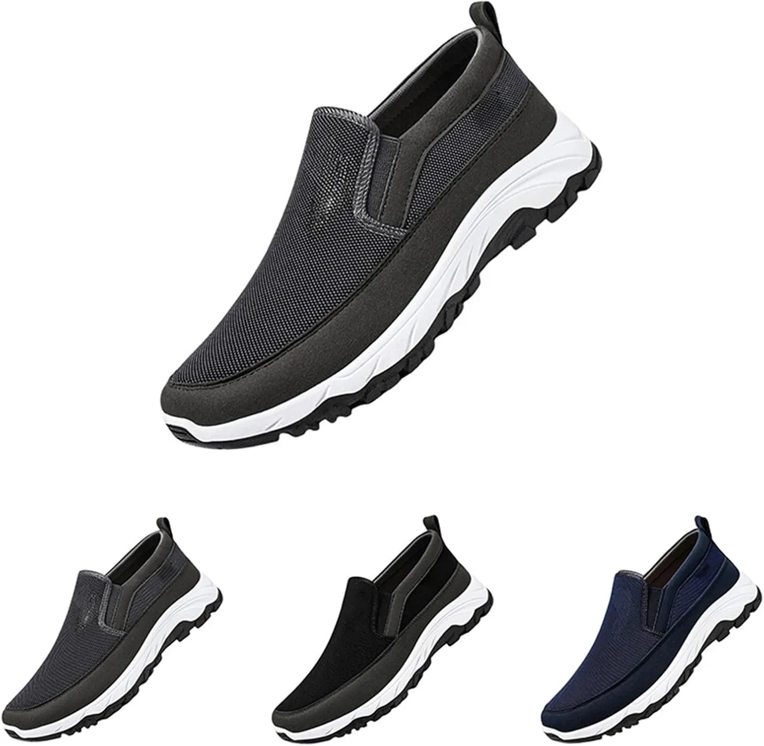Platform Sneakers for Women Barefoot Shoes Women Mules for Women Flats Slip on Non Slip Low Top Casual Loafers for Women Comfort White Platform Sneakers