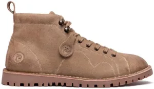 POPPS 1961 Mens Smart Casual 100% Real Leather Ankle Monkey MOD Lace Up Boots