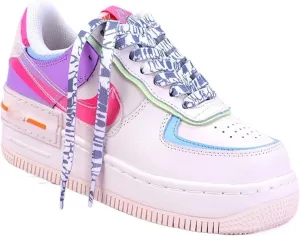 Rainbow Laces Flat Shoelaces Casual Canvas Shoes Kids Adult Colorful Shoelace Print Gradient Rope Lace Shoes Accessories