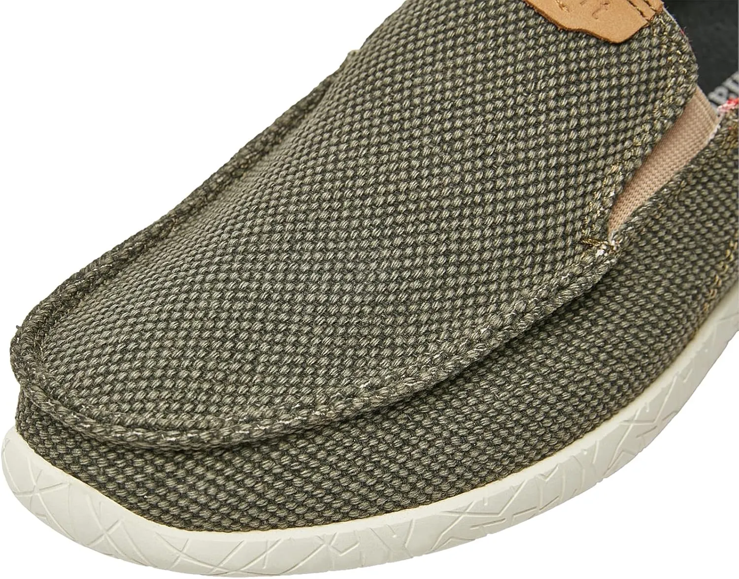 rismart Men's Slip on Loafers Breathable Canvas Casual Sneaker Walking Shoes