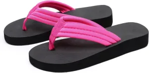 Roorsily Womens Flip Flops Fashionable Soft Sole Outdoor Beach Flip Flops Summer Thick Sole Flip Flops for Women