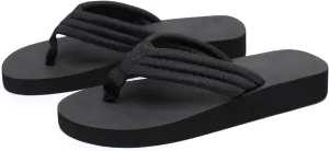 Roorsily Womens Flip Flops Fashionable Soft Sole Outdoor Beach Flip Flops Summer Thick Sole Flip Flops for Women