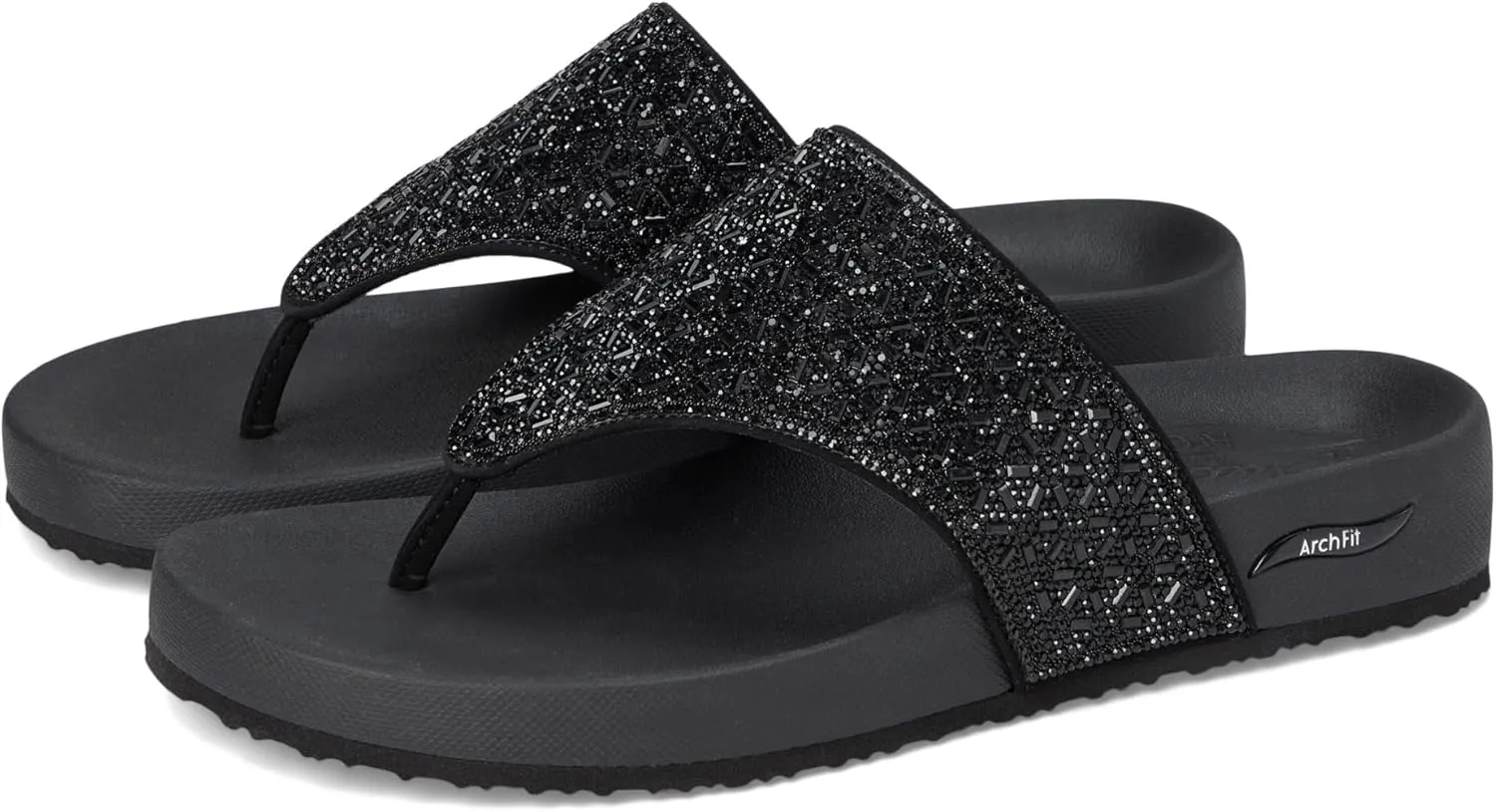 Skechers Women's Arch Fit Vinyasa-Glam Time Flip-Flop