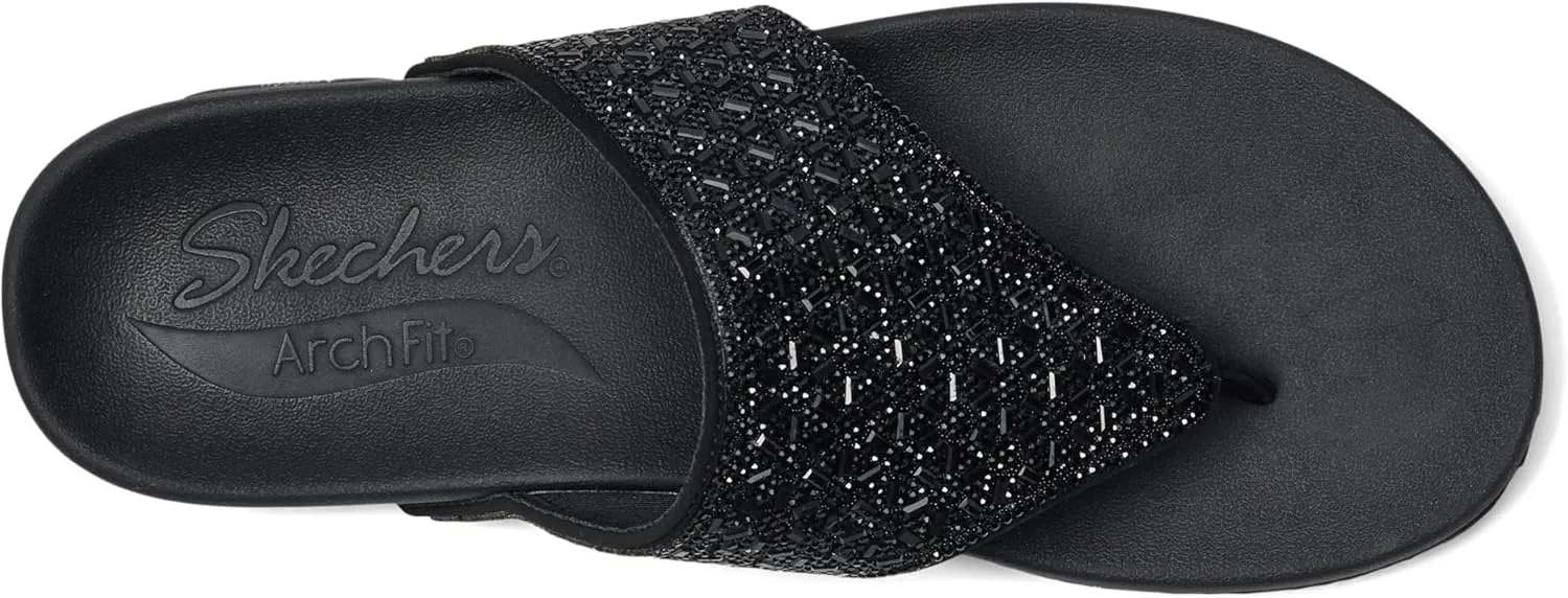 Skechers Women's Arch Fit Vinyasa-Glam Time Flip-Flop