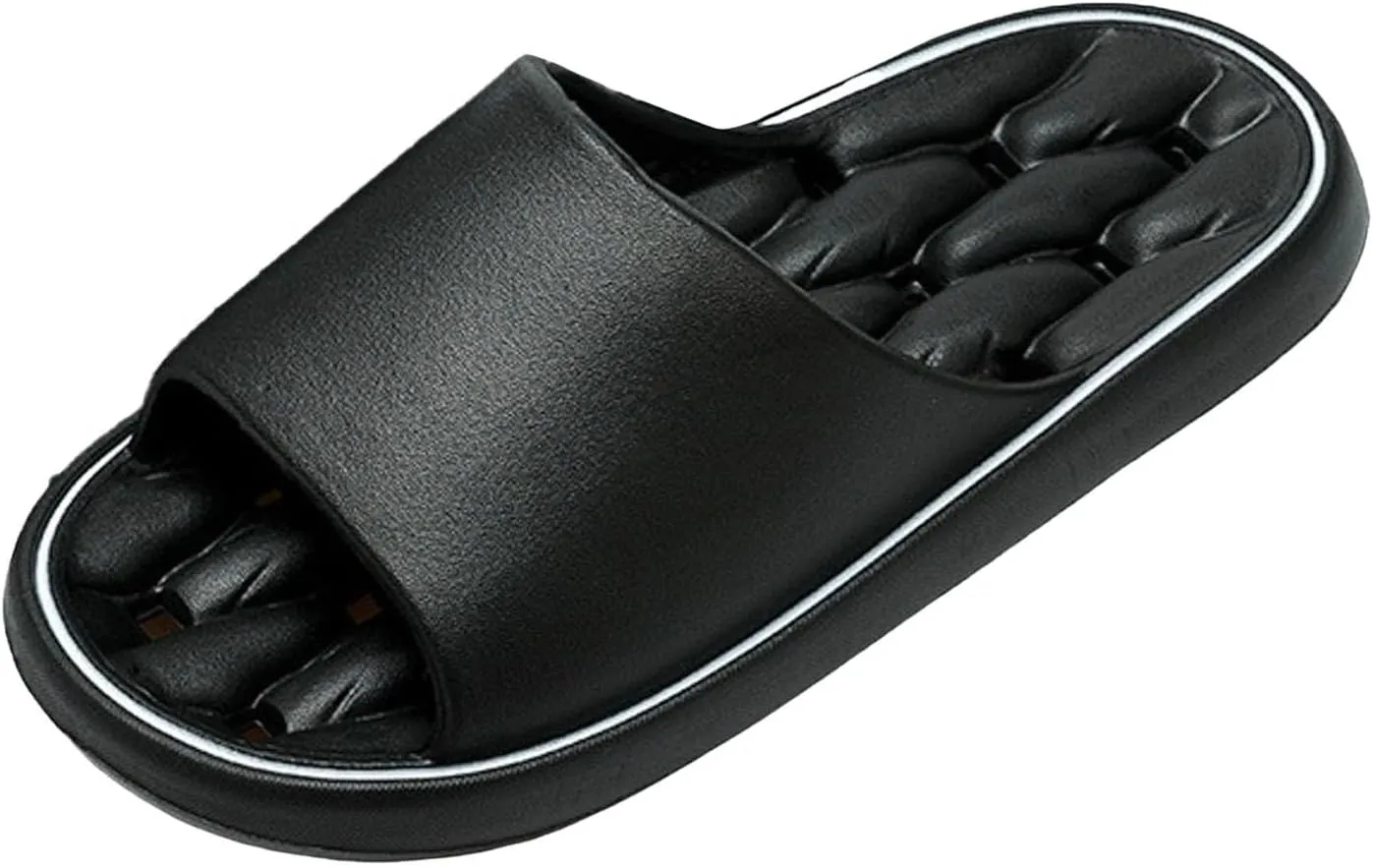 Slippers Same Couple Bathroom for Men and Women Leaking Water Soft Bottom Comfortable Glitter for Women