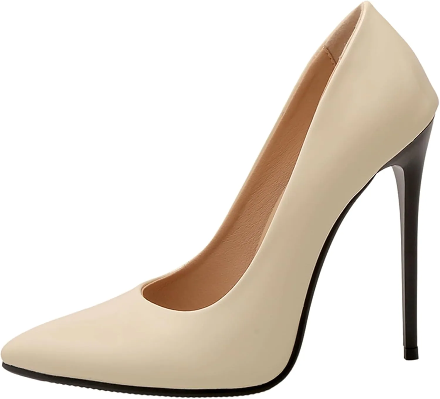 Stiletto Heels Womens Pointed Toe Patent Elegant Pumps