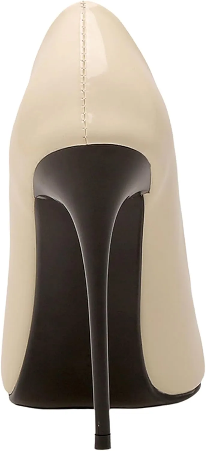 Stiletto Heels Womens Pointed Toe Patent Elegant Pumps