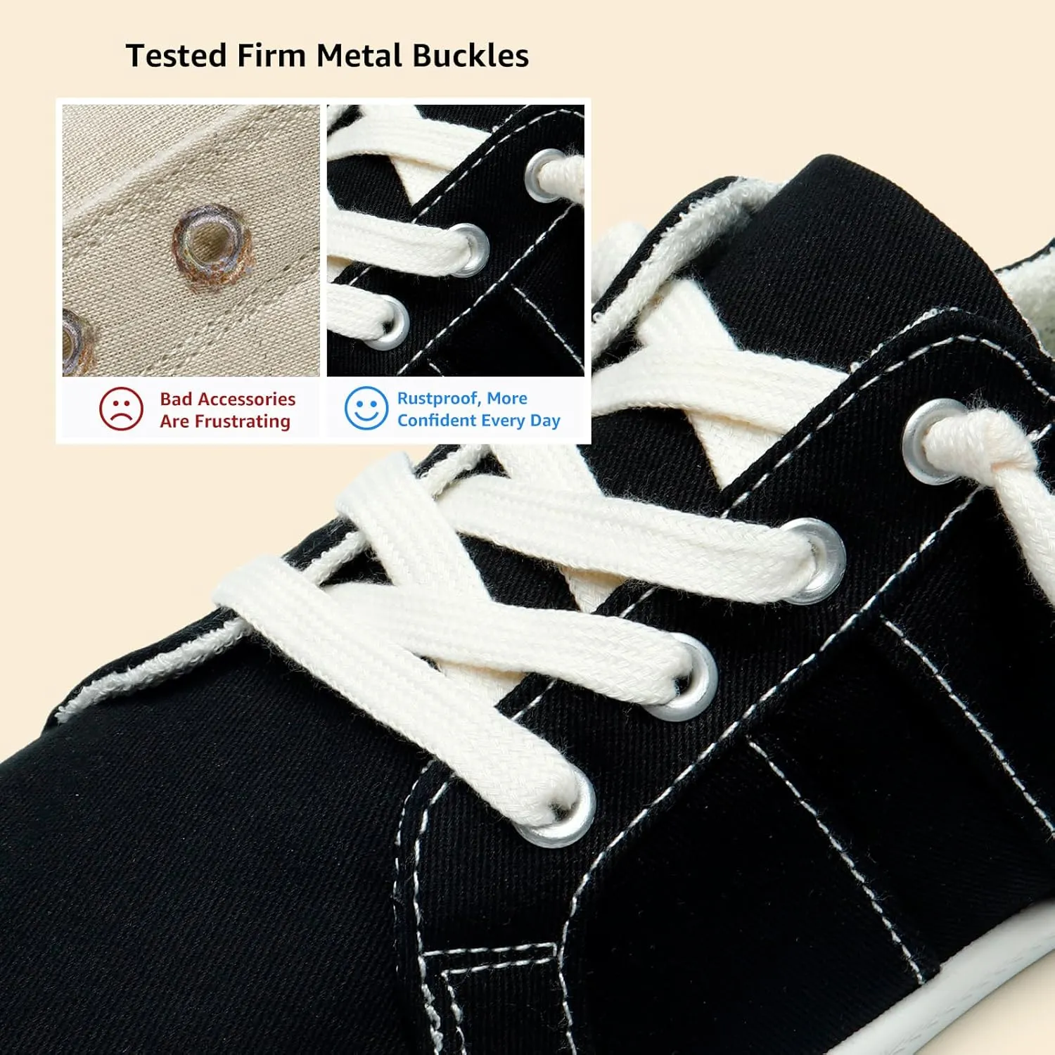 STQ Women Slip On Sneakers, Low Top Casual Canvas Shoes