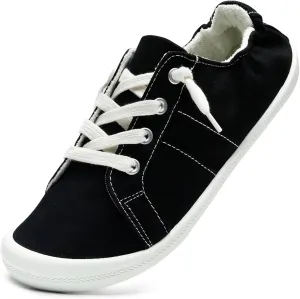 STQ Women Slip On Sneakers, Low Top Casual Canvas Shoes