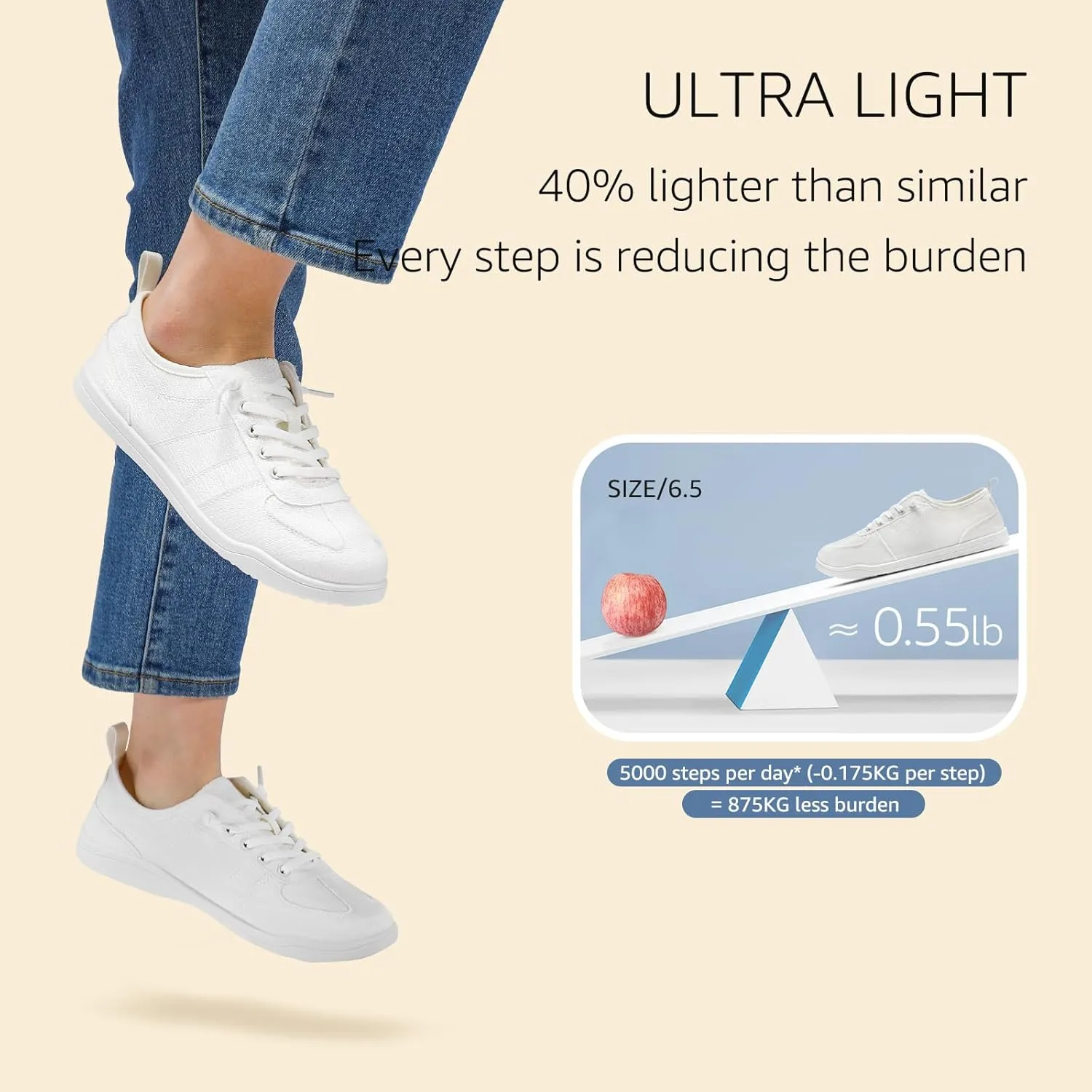 STQ Womens Slip On Shoes Orthopedic Walking Sneakers Casual Low Top Tennis Comfortable Classic