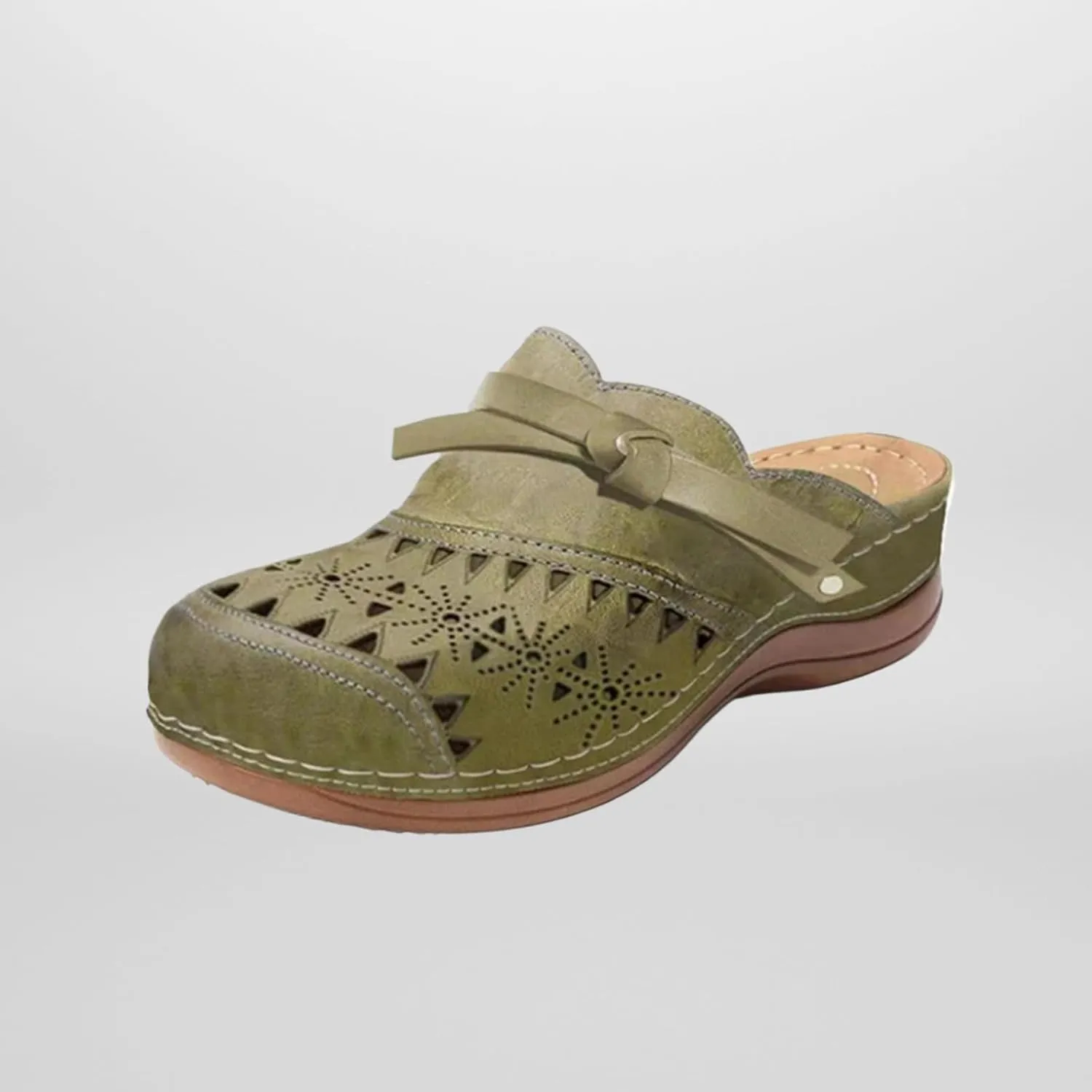 Summer Mules for Women Lightweight Breathable Mesh Walking Clogs Comfortable Non Slip Orthopedic Shoes with Arch Support Dressy Closed Toe Slip On Slippers Casual Open Back Shoes