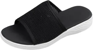 Summer Slides Sandals for Women Casual Platform Open Toe Wedge Sandal Breathable Open Toe Sandals Beach Sandals