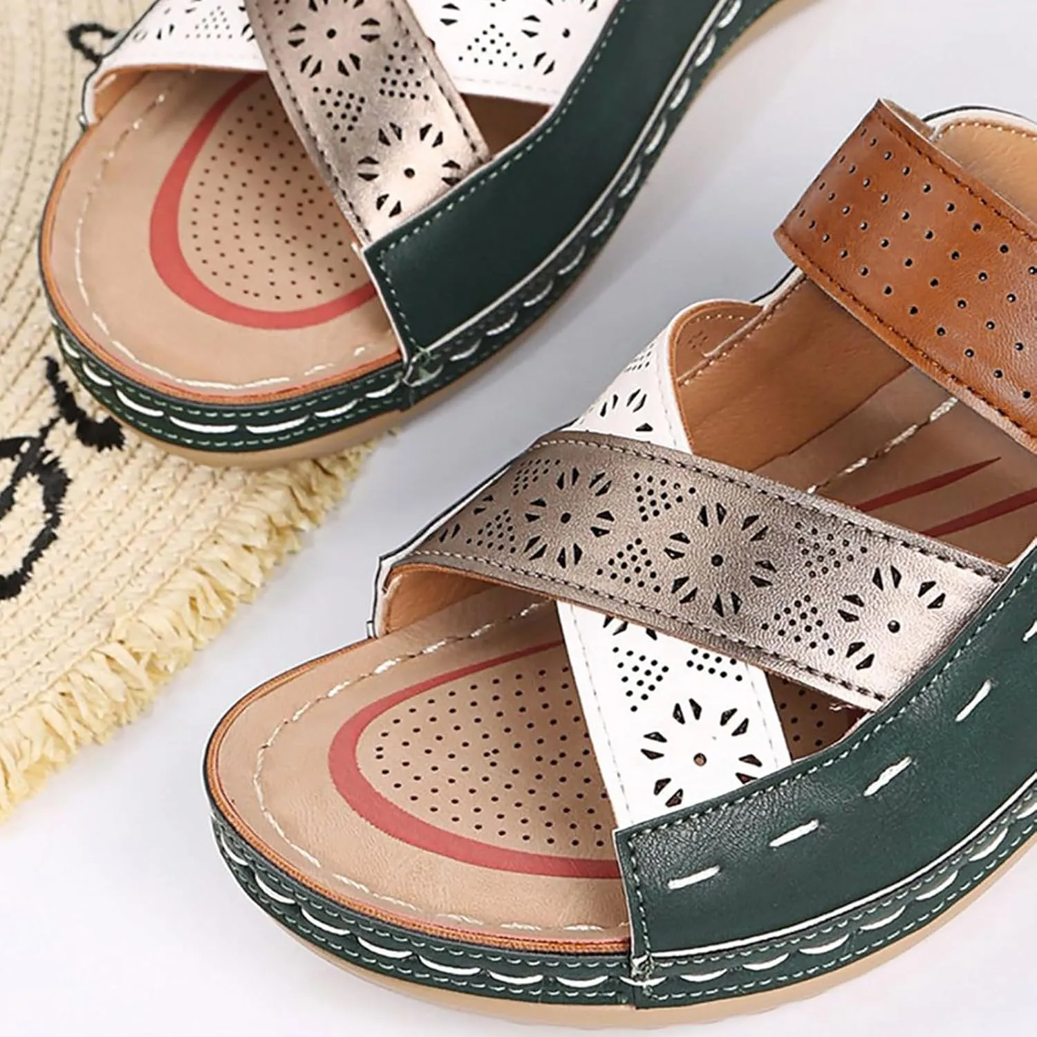 Temperament Thick Bottom Sandals for Women Comfortable Summer Platform Casual Dress Sandal Orthopedic Sandals