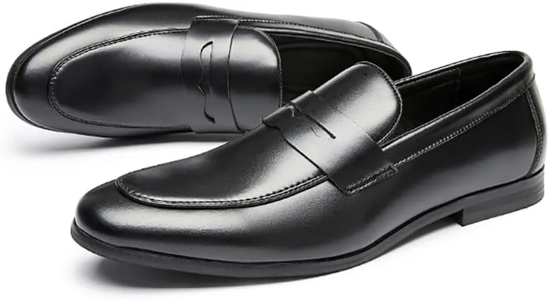 TNXZ Men's Premium Genuine Leather Casual Slip on Loafers Breathable Driving Shoes Fashion Loafer