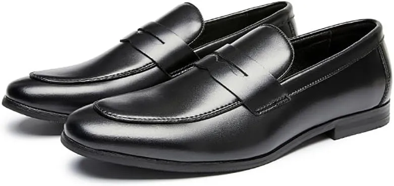 TNXZ Men's Premium Genuine Leather Casual Slip on Loafers Breathable Driving Shoes Fashion Loafer