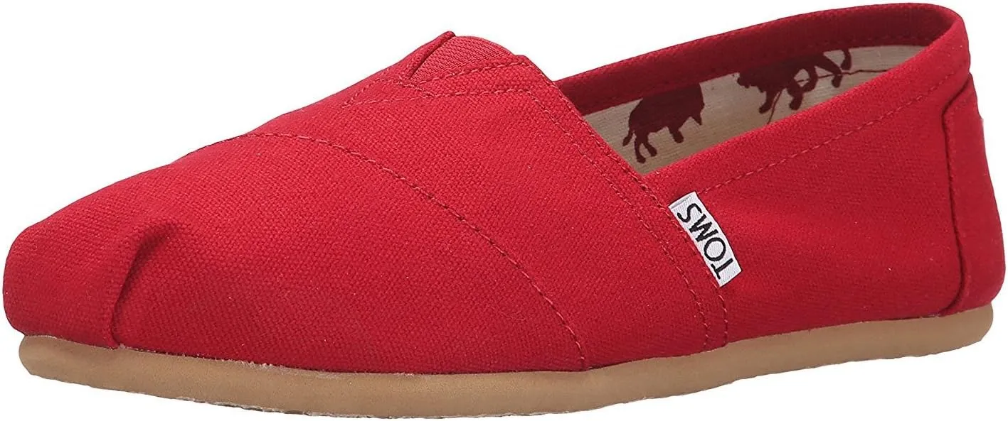 TOMS Women's Black Canvas Classic Alprg 10002472 Casual Shoes