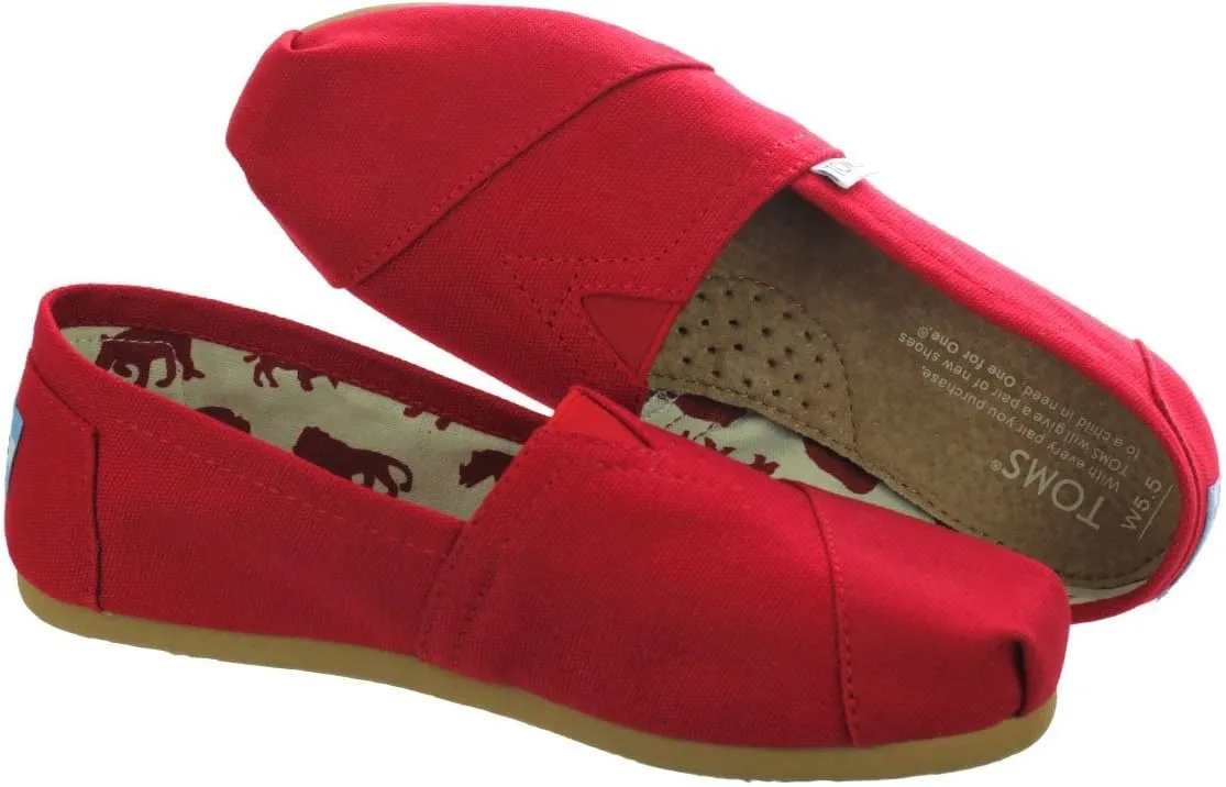 TOMS Women's Black Canvas Classic Alprg 10002472 Casual Shoes
