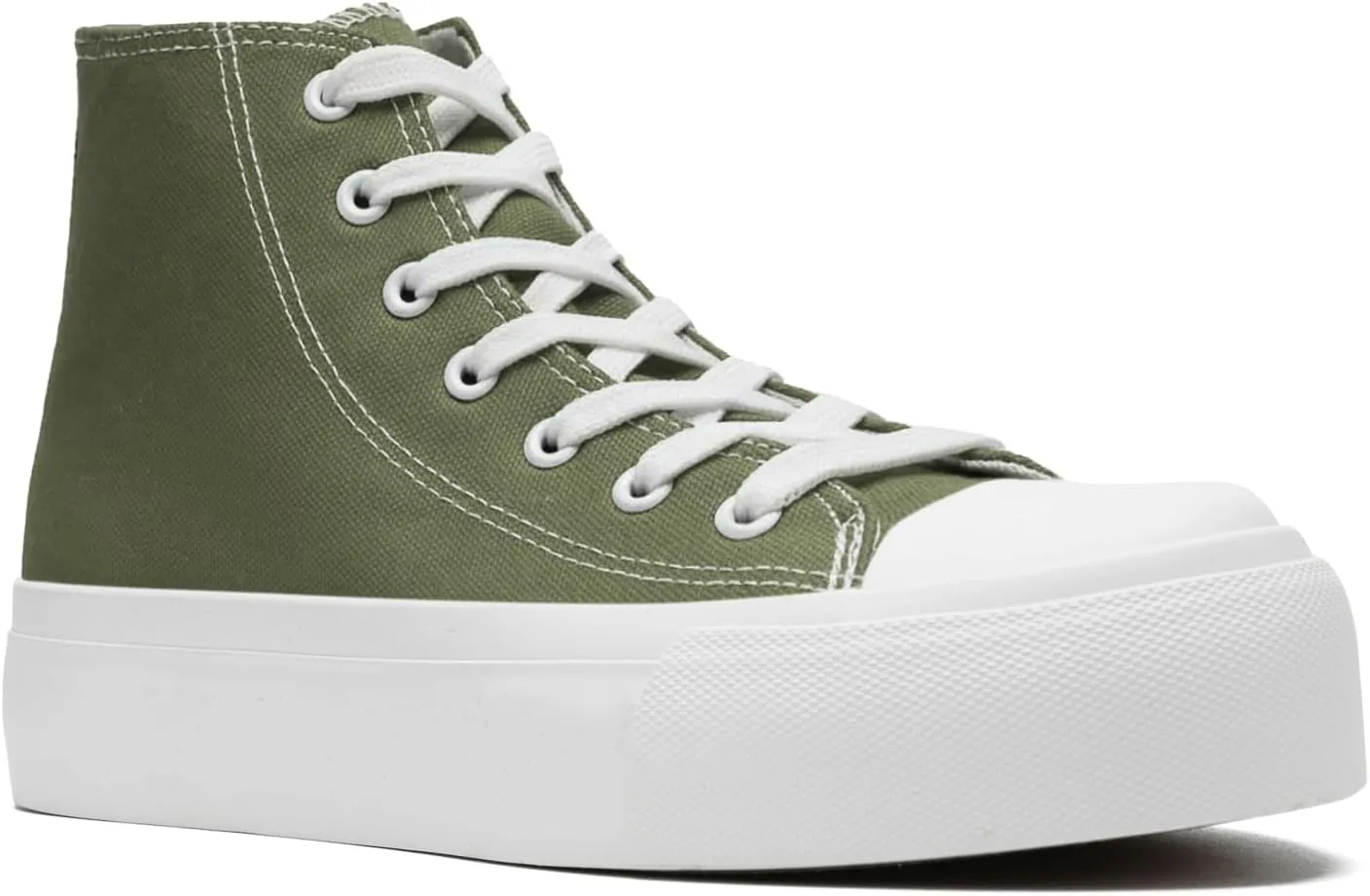 Unisex High Top Platform Sneakers Womens Mens Canvas Classic Shoes Casual Tennis Comfortable Fashion Sneakers Lace-Up