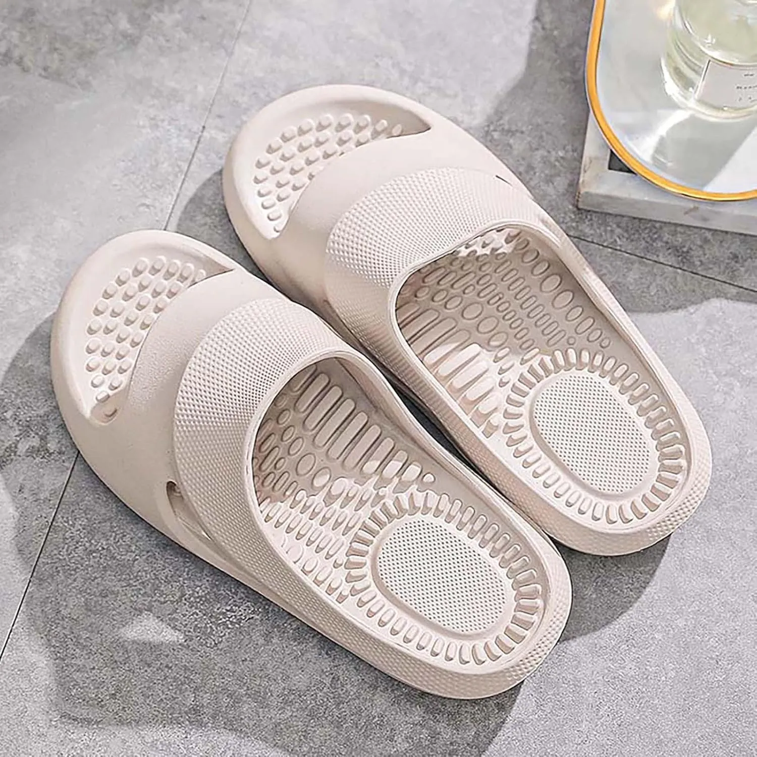 Vacation Sandals for Women House Slides Shower Sandals Soft Soled Slides Women's Summer Beach Slides Sandals