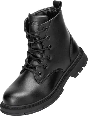 Waterproof Steel Toe Boots for Women Men, 6" Comfortable Composite Toe Work Boots Safety Construction Shoes,