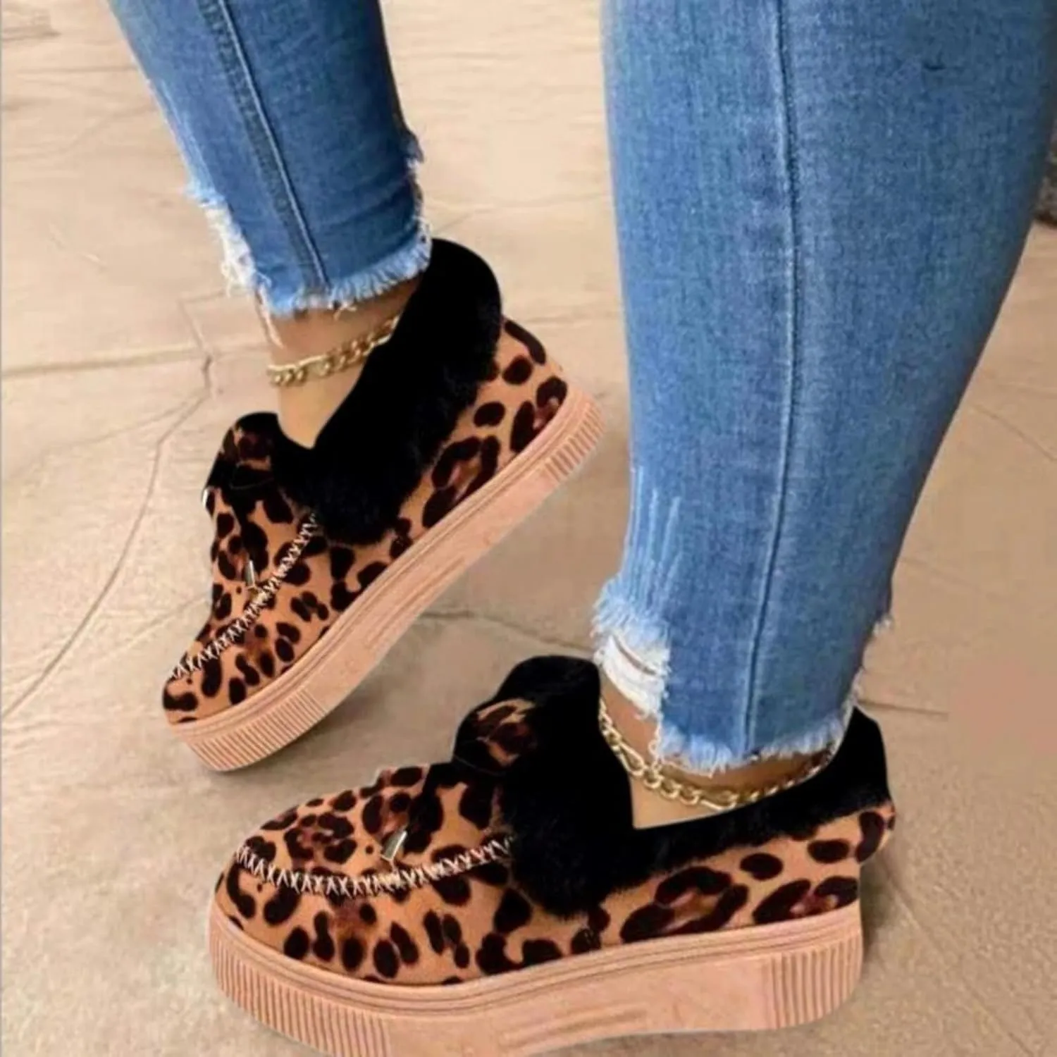 Winter Boots For Women 2024 Snow Boots Winter Shoes with Fur Lined Warm Slip On Comfortable Outdoor Ankle Booties