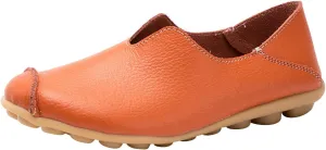 Women's Breathable Comfort Walking Office Flat Loafer Comfort Walking Slip On Flats Shoes Casual Round Toe Moccasins Driving Loafers Lightweight Breathable Comfortable Work Loafer Outdoor Going Out