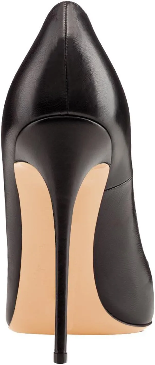 Women's Classic Pointed Toe Elegant Slip on Stieletto Dress Pumps Shoes