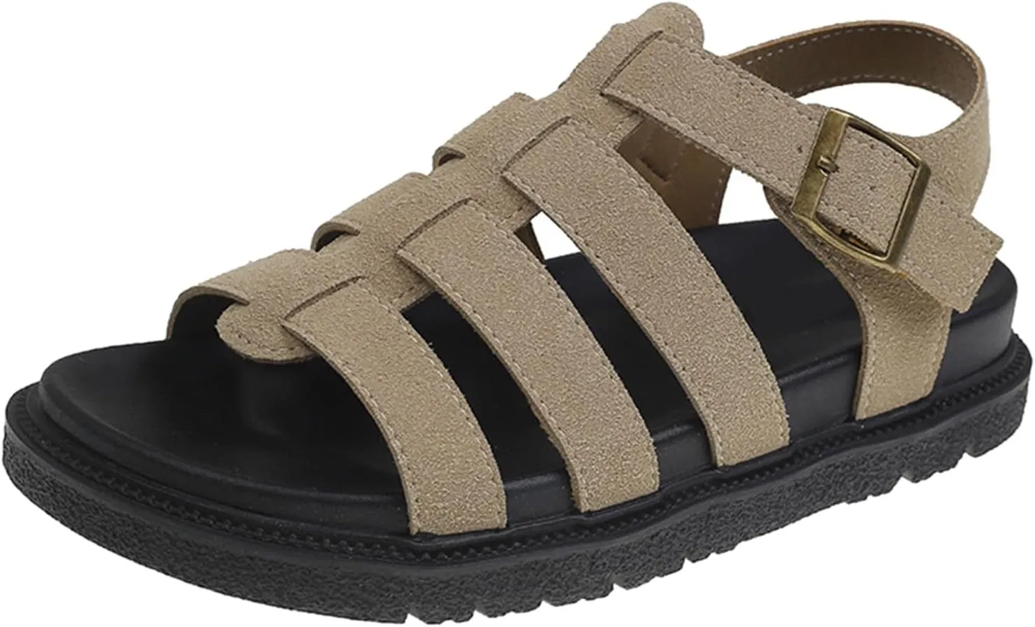 Women's Entry Ankle Wrap Sandal with Comfort Wind With Roman Shoes Wide Widths Available Fisherman SandalS