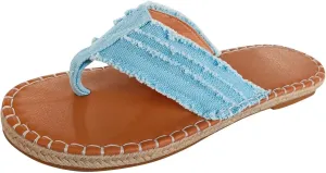 Womens Flip Flops Wide Width Open Toe Slip On Slide Flats Sandal Summer Beach Slippers Comfortable Casual Walking Fashion Flat Slipper