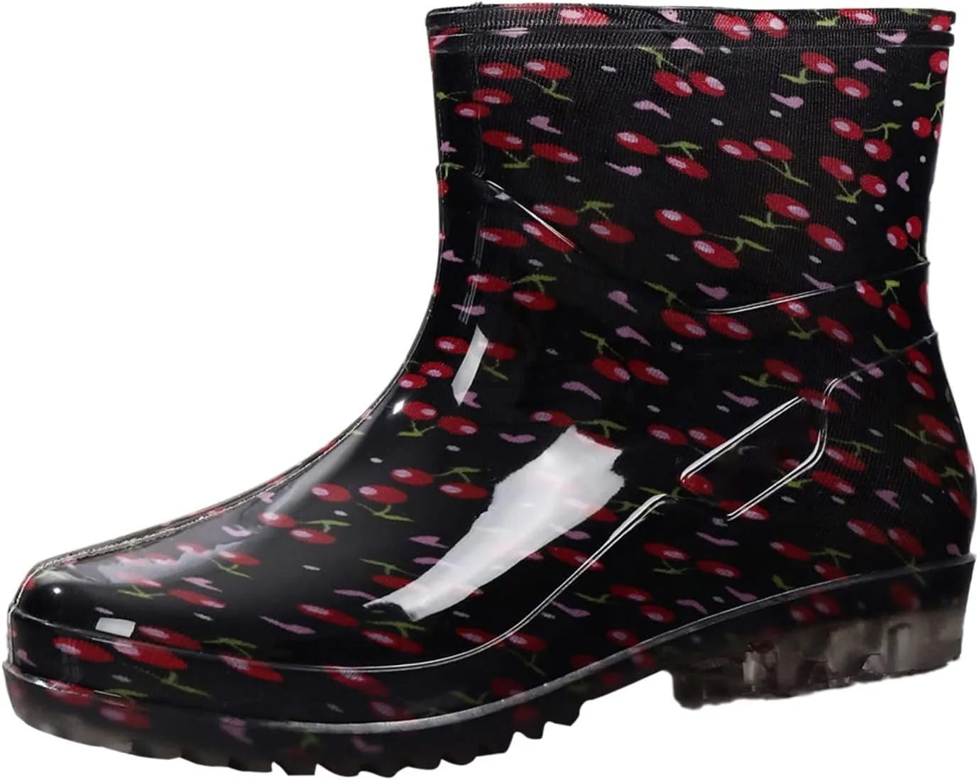 Women's Rain Boots - Waterproof, Mid Calf, Lightweight, Cute Booties - One Size (US 8)