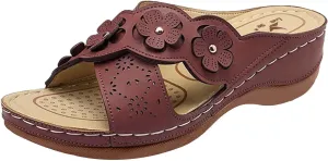 Women's Sandals Wedges Shoes for Women Sandals with Arch Support Comfortable Sandals Womens Slippers Size 12 Wide Width