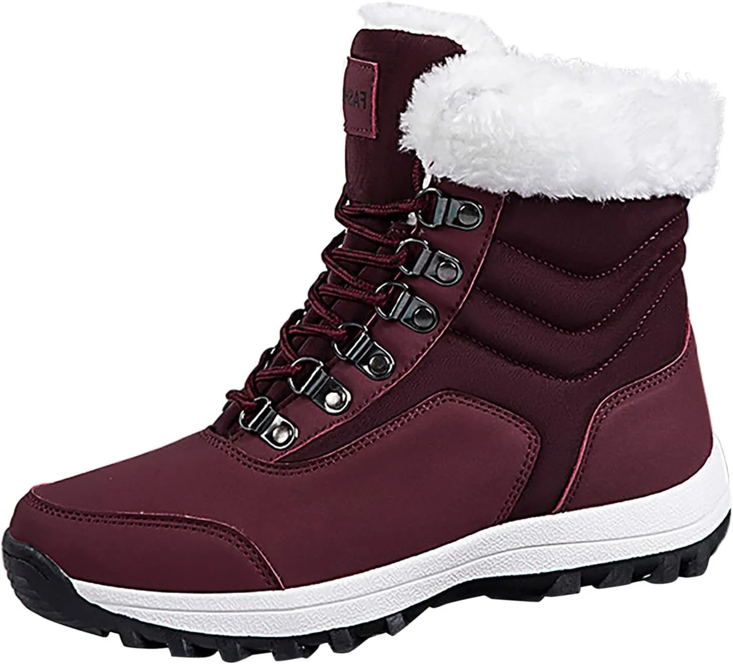 Women's Snow Boots Fleece Lined Cold Proof Boots Insulated Winter Boots Comfort Hiking Boots Outdoor Snow Boots