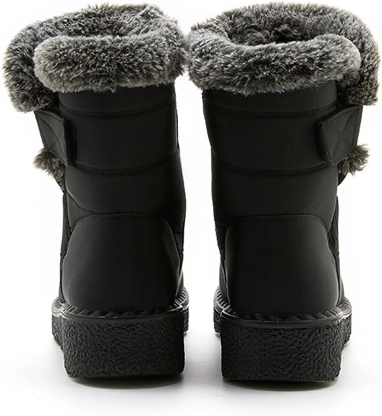 Womens Snow Boots Waterproof Adults Snow Boots Fall 2024 Women Winter Snow Boots Warm Fur Lined Short Slip On Boot Women Rain Boots Women Men Winter Booties