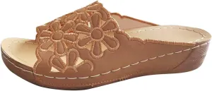 Women's Soft Soled Wedge Sandal Summer Open Toe Wedges Sandals Comfortable Slides Sandals Versatile Sandals