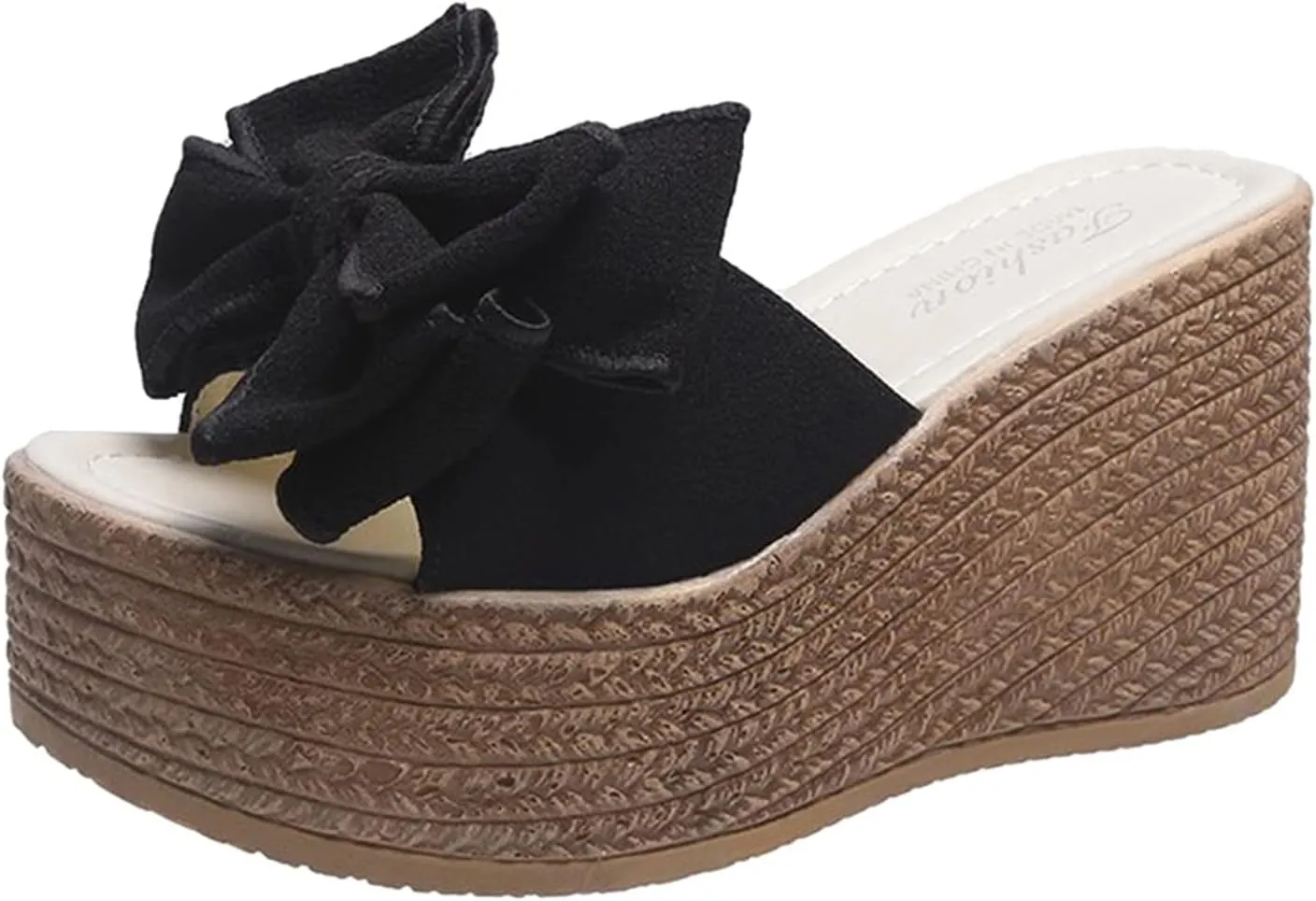 Women's Wedge Heels Sandals Summer Casual Flatform Platform Wedge Slides Dress Sandals Temperament Sandals